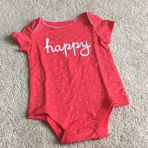 ⚡️$4 FLASH SALE⚡️ NWOT Red Bodysuit 3-6